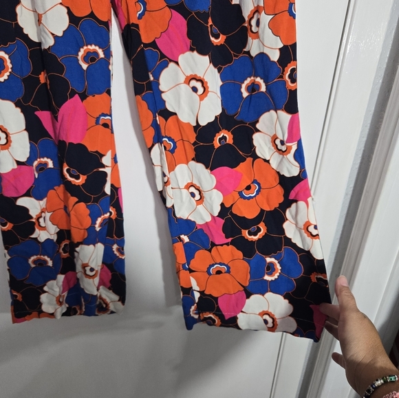 Jules and Leopold Floral Waist Tie Pants Wide Leg Sz XL - Picture 5 of 10